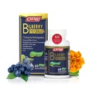 CATALO Bilberry Eye Formula vegetáriánus DHA - Eye Care Supplement Featuring Mirtoselect Bilberry kivonat, DHA az algából, Lutein, Zeaxantin, Grape Seed Extract és Cink - 60 vegetáriánus kapszula