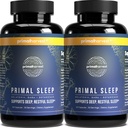 Primal Harvest 2 Pack, Primal Sleep, 120 kapszula Valerian Root, L- Tryptophan, GABA, Chamomile és Melatonin 3 mg