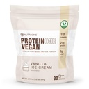 NutraOne ProteinOne Vegan Plant- alapú fehérje por Vegán fehérje por, Dairy- mentes, borsó és rizs fehérje (vanília jégkrém)