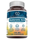 Hyaluronic Acid Dietary Supplement - 100 mg 120 kapszula (Non-GMO) - A legjobb kiegészítők a közös egészség, bőrellátás és több *