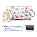MGZNMTY Asthma Inhaler Case, Carrying and Travel Holder Case Commerble with Handy Inhaler for Surfever and Kids (CSAK ÜGY) (Folyó szívek)