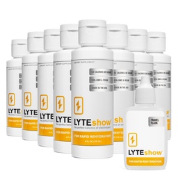 LyteLine Sugar- Free Electrolyte Supplement for Hydration - Immune Support - Pack of 8, 320 Servings - Keto Friendly - Cink, Magnézium for Rapid Rehidratation, Edzés, Izom Recovery, Energy - Vegan