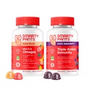 SmartyPants Kids Multivitamin Gummees and Immunity Elderberry Gumies Bundle: Kids Multi több mint 15 Napi tápanyagok & Elderberry Immunszuppresszív kiegészítés, 30 napos ellátás