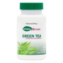 NaturesPlus Herbal Actives Green Tea - 60 kapszula - Non-GMO, Vegan, Gluten Free - 60 adag