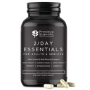 Teljes élelmiszer Napi esszenciális multivitaminok felnőttek és idősek számára - 2X egy nap - A, C, D, E, B12 és ásványi anyagok - Természetes és holisztikus támogatás (60 kapszula)