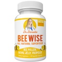 Dr. Danielle 's Bee Wise - Bee Pollen Supplement - Bee Well with Royal Jelly, Propolis, Beepollen in 4 Daily Bee Pollen Capsules
