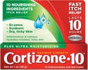 Cortizone 10 Maximális hatáserősség Plus Ultra Moisturizing Anti- itch Cream, 1% hidrokortizon, 1 oz.