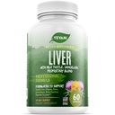 100% tiszta máj tisztítás méregtelenítő Formula - gyógynövény májpótló kiegészítés - Milk Thistle, Gyermekláncfű Gyökér, Beetroot, Articsóka kivonat, Májegészség - Jujube Milk Thistle Detox kapszula