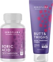 Boric Acid Vaginal Suppostaries Odor Control - Butt & Thyne Acne Cream Clearing Pimples - Bundle