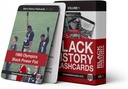 Urban Intellectuals Black History Flashcards - Volume 1 Famous Black Cultural Holiday Trivia Playing Cards Educational Activity for Records Classroom