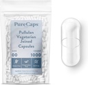 PureCaps USA - Üres Vegetarian Vegan Pullulan Pill Capsule Size 00