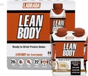 LABRADA NUTRION - Lean Body RTD Whey Protein Shake, Kényelmes on- The- The- Eal helyettesítési shake for men & Women, 20 gramm fehérje - Zéró cukor, Laktóz & Gluten Free, Sós karamell (16. csomag)