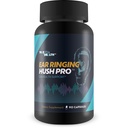 Fülcsengés Hush Pro - Tinnitus Relief for Ringing Ears - Hallássegítő kiegészítés - Support reduced swelling & Javított körforgás fülcsengés Relief - Natural Formula Ear Ringing Pills