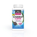 Charkocaps Fast Action Gas Relief for Bloating & Flatulence, Drug Free Detoxicifing Actived Charcoin Formula, 100 kapszula, 30 napos ellátás, rózsaszín