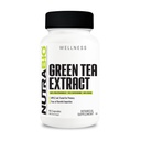 NutraBio zöld tea kivonat kapszula, 500 mg, Hozzáadja antioxidáns előnyök és segít az általános egészség és a jólét, 90 gróf
