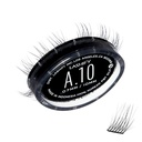 Lashify erősítő 10mm Gossamer DIY Eyelash kiterjesztések újratöltés, fekete, könnyű hamis szempilla természetes megjelenés