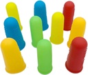 Silicone Finger Protector, JDWG 10 db Finger Covers Finger Cots, Hot Glue Gun Finger Caps, Finger Sleeves, Great for Trigger Finger / Finger Cracking / Finger Arthritis / Finger Callus. (Mix Color)