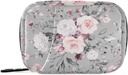 Vízszín Flower Pill Box 7 Day Pill Case Travel Pill Organizer Bag Zipper Portable Heti Vitamin kiegészítés Holder Pouch Bag