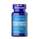 Puritans Pride Hyaluronic Acid 100mg, Skin Hydration diétás kiegészítése, 60 Rapid Release kapszula