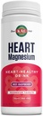 KAL Heart Magnézium Drink Mix, vörös málna Magnézium Taurate Powder Heart Health Supplements for Gyulladás, Sugar Free, Vegan, 100 Servings, 15.7 oz