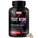 Force Factor Test X180 PM tesztoszteron booster for men, Over night tesztoszteron Kiegészítés Build Izom, Növeli az erőt, és Promote Deeper, Healther Sleep and Recovery, 120 tabletta