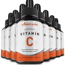 Liposzómás C-vitamin 2000mg folyadék felnőtteknek, magas abszorpciós VIT C, maximalizálja a C-vitamin, jó az immunrendszer és antioxidáns, 60ML (8 palackok)
