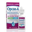Opcona- Allergia Szemcseppek Bausch + Lomb, Itch és Redness Relief, Vörös és Itchy Eyes Antihisztamin Szemcsepp, Klinikailag bizonyított kezelés, 0,5 Fl Oz