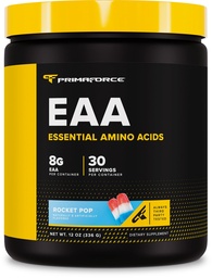 Primaforce EAA Powder (30 Servings, Rocket Pop Flavor) - Essential Amino Acids for Pre / Intra Workout and Recovery - Non-GMO and Gluten Free