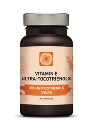 Ultra Tocotrienol 200mg E-vitamin Vegán - Mind a 4 tocotrienol - Alpha Tocotrienol + Beta Tocotrienol + Gamma Tocotrienol + Delta Tocotrienol - Tocopherolok száma (30)