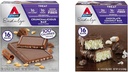 Atkins Endulge Crunchalious Chocolate Bar 16 Count & Chocolate Coconut Bar 16 Count Bundle
