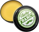 Lucky Franc's Unscented Mustache Wax für Männer. Starker Frim Hold Stache Wax für Männer Grooming. Alle natürlichen Duft Kostenlose Formel mit Bienenwachs und Kokosöl. USA Made Mustache Styling Wax 2 Unzen
