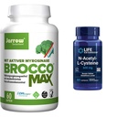 Jarrow BroccoMax Sulforaphane Generator és Life Extension N- Acetil- L- Cystein Immune & Respiratory Support Bundle, 60 Count Each