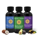 C60 Evo All-Natural Equality Oil, Mini Oil Sampler Set tiszta C60 ESS60, Immun Support and Joint Supplement with Olive Oil, Avocado Oil & MCT Coconut Oil, Set of 3, 2 oz
