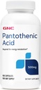 GNC Pantothenic Acid 500mg, 100 kapszula, az energia metabolizmus támogatása