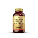 Solgar C-vitamin 1000 mg Rose Hips, 250 tabletta - Antioxidáns és Immun Support - Teljes egészség - Támogatja az egészséges bőr és ízületek - Non-GMO, Vegan és Kosher Servings - 250