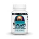 Source Naturals Manganese, Amino Acid Chelate - Támogatja az energiatermelést - 250 tabletta