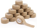 16 Rolls Self Addesive Bandage Wrap - ForTomorrow 1 Inch kis lélegeztethető atlétikai szalag, Stretch Adherent Finger Wrap for Sport, Sérülés, elsősegély orvosi, Toe Spreses & Dubling