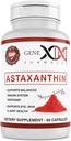 GENEX 12 mg Astaxantin Softgels (60 kapszula) Természetes antioxidáns a szem, bőr, és a közös egészség és immun támogatás - glutén mentes, nem-GMO (60 napos ellátás)