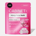 Kabinet: Difenhidramin 25 mg Allergia Relief Antihisztamin tabletta allergia, Hay Fever, és Runny Nose, 120 tabletta (Refill Pouch)