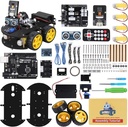 ELEGOO UNO R3 Smart Robot Car Kit V4 az Arduino Robotics gyerekeknek 8- 12 12 - 16 STEM Science Kits Coding ajándékok 8 9 10 11 12 13 14 15 16 év Old Boys Girls Teens Cool Engineering Building Játékok