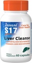 Jananl Máj tisztítás Detox & javítási Milk Thistle - Májvédő folyadék gazdag Silymarin és FDP Cell Energy Liquid, 15 palackok összesítő 7.5 FI oz - Clearing