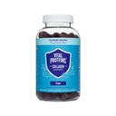 Vital fehérjék Collagen Gummees, 2.5g Clinically- tesztelt Collagen a haj, bőr, köröm és ráncok, 120 ct, 30 napos ellátás, Grape Flavor