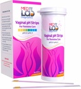 Vaginalis ph Test Strips for Women (50 cnt). BV Bakteriális Vaginosis és Yeast Infection Test Strips. Feminin pH teszt hüvelyi egészség, savasság és alkalinitás. Strip in Sealed Pouch