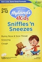 Cink gyerekeknek 2 +, Cold Medicine Tablets, Hyland 4 Kids Sniffles n 'Tweezes, Decongestant, Fejfájás és Sinus Relief, Természetes kezelés allergia és a közös hideg tünetek, 125 gróf