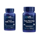 Life Extension Advanced Milk Thistle 120 Softgels and Two- Per- Day High Potency Multi- Vitamin & Mineral 120 Tablets Bundle