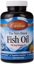Carlson The very finest Fish Oil Orange 120 + 30 Softgels, 700 mg (lehet rágni)