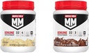 Muscle Milk Eredeti fehérje Powder Bundle, Banana Crème 1.93 Pounds 12 Servings 32g Protein és csokoládé 1.93 Pounds 12 Servings 32g Protein
