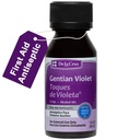 De La Cruz Gentian Violet - Violeta de Genciana 1% elsősegély fertőtlenítő vágások, scrapes and Burns, 1 FL OZ