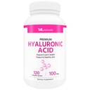 ML Naturals Premium Hyaluronic Acid 100 mg 120 növényi kapszula, Egy nap (4 hónapos ellátás), Premium Quality, NSF- Certified & cGMP- Compliant.