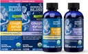 Anyuci Bliss Organic Cough Szirup & Mucus gyerekeknek, Day and Night Combo Pack C-vitaminnal és Immunity Support, Organic Honey and Ivy Leaf, 4 Fl Oz (csomag 2)